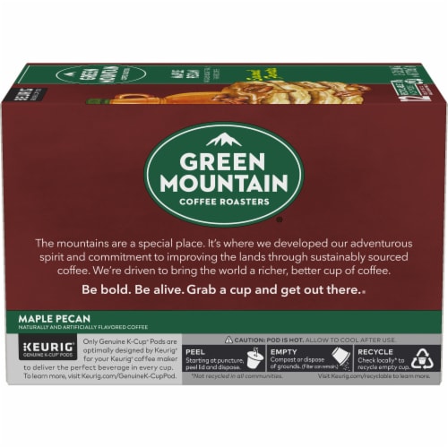 Green Mountain Coffee Roasters® Maple Pecan Coffee Medium Roast K-Cup Coffee Pods Perspective: left