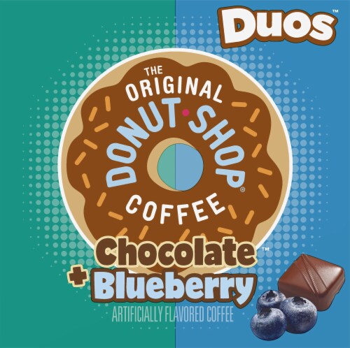 The Original Donut Shop® Duos Chocolate + Blueberry Medium Roast K-Cup® Coffee Pods Perspective: left
