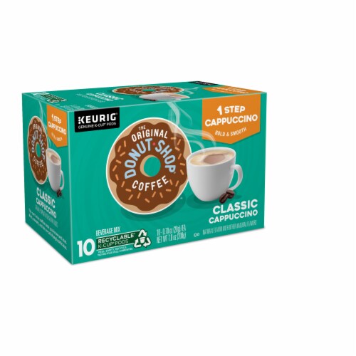 The Original Donut Shop® Classic Cappuccino K-Cup® Coffee Pods Perspective: left
