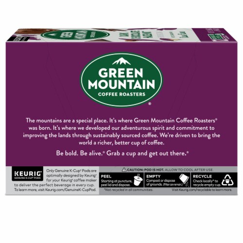 Green Mountain Coffee Roasters® Dark Chocolate Hazelnut Dark Roast K-Cup Coffee Pods Perspective: left