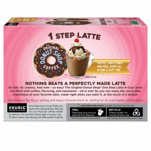 The Original Donut Shop® Sundae Fundae Latte K-Cup® Coffee Pods Perspective: left