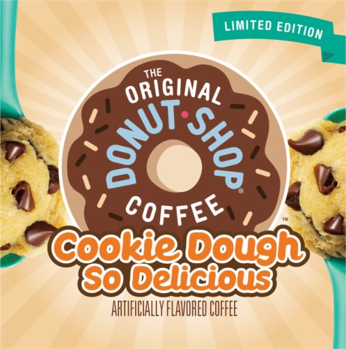 The Original Donut Shop® Cookie Dough So Delicious Light Roast K-Cup Coffee Pods Perspective: left