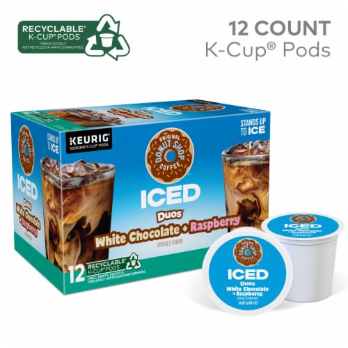 The Original Donut Shop® Duos® White Chocolate Raspberry Iced K-Cup Coffee  Pods, 12 ct - Kroger