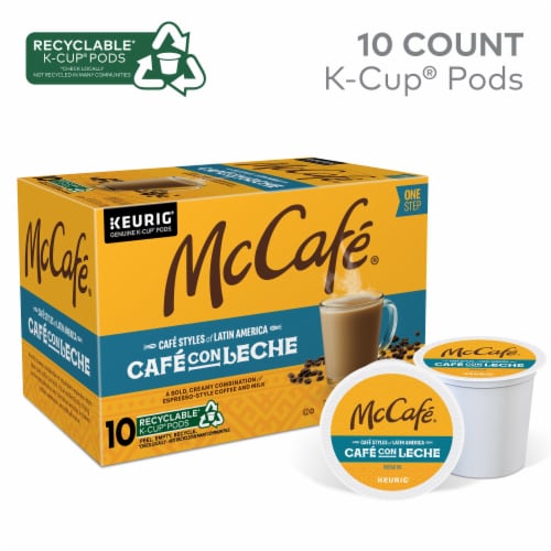McCafe Cafe con Leche Dark Roast K Cup Coffee Pods 10 ct Fry s Food Stores