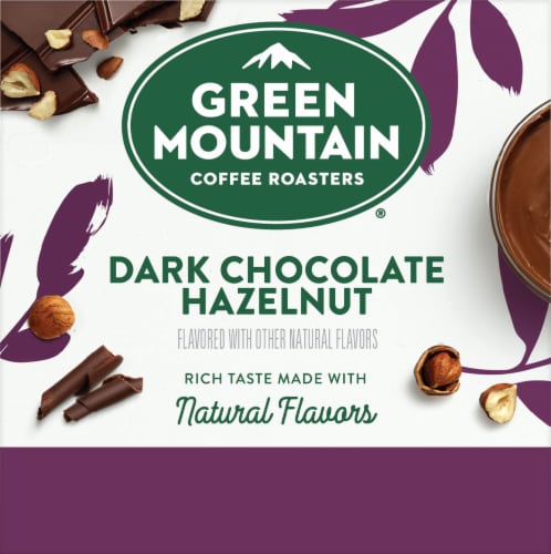 Green Mountain Coffee Roasters® Dark Chocolate Hazelnut Keurig® K-Cup® Pods Perspective: left