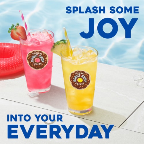 The Original Donut Shop Iced Refreshers Strawberry Açaí Flavor K-Cup Pods Perspective: left