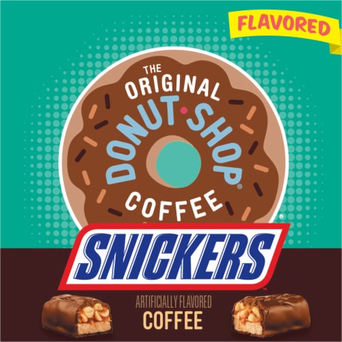 The Original Donut Shop Snickers Light Roast K-Cup Coffee Pods Perspective: left