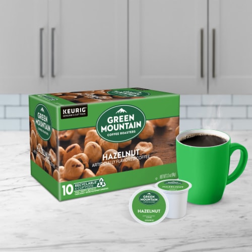 Green Mountain Coffee Roasters® Hazelnut Light Roast K-Cup® Coffee Pods Perspective: left