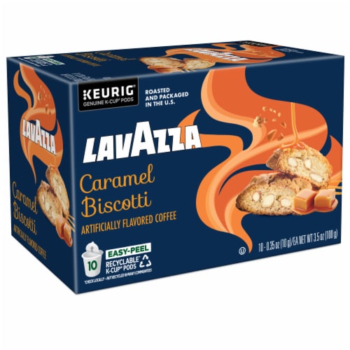 Lavazza Caramel Biscotti K-Cup® Coffee Pods Perspective: left