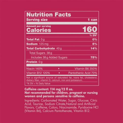 Red Bull Winter Edition Pear Cinnamon Energy Drink Can Perspective: left