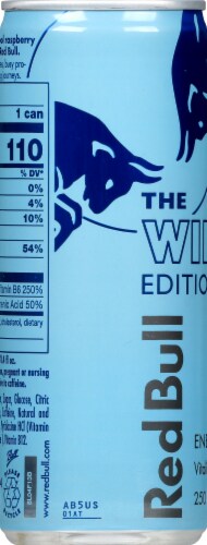 Red Bull® The Winter Edition Arctic Berry Energy Drink Can Perspective: left