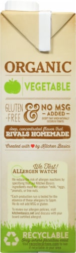 Kitchen Basics® Organic Vegetable Stock Perspective: left