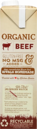 Kitchen Basics® Organic Beef Stock Perspective: left