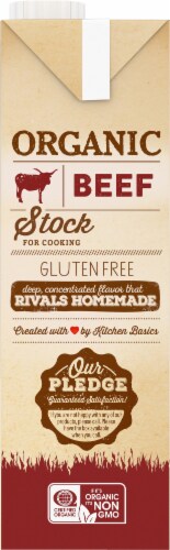 Kitchen Basics™ Organic Beef Stock Carton Perspective: left