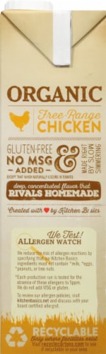 Kitchen Basics® Organic Free Range Chicken Stock Perspective: left