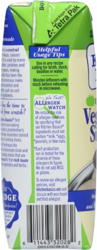 Kitchen Basics® Unsalted Vegetable Stock Perspective: left