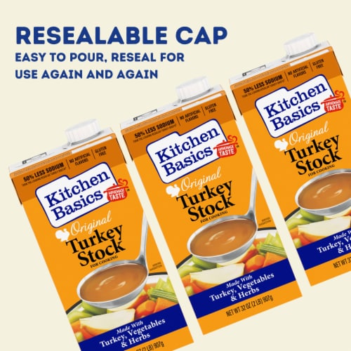 Kitchen Basics® Original Turkey Stock Perspective: left