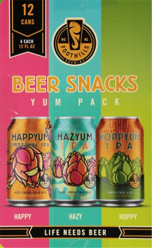 Foothills Beer Snacks Yum Pack Perspective: left