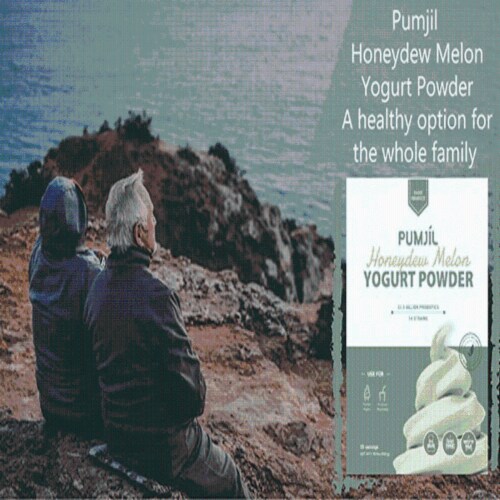 Honeydew Yogurt Powder, Probiotic Soft Serve Ice Cream Mix Perspective: left