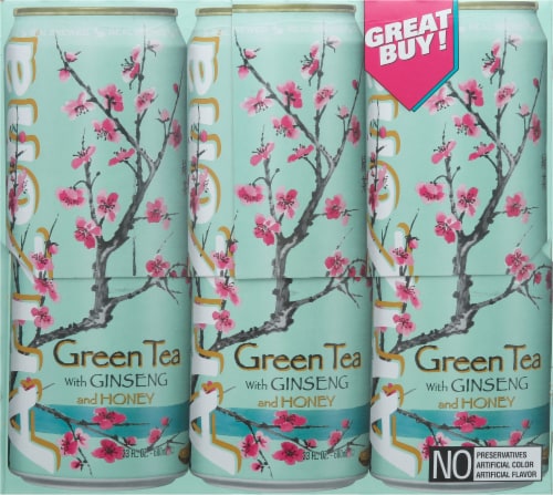 Arizona Green Tea Perspective: left