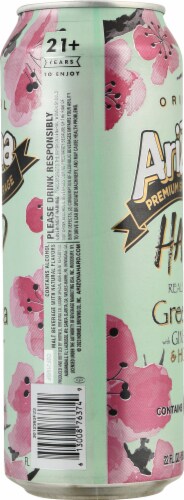 Arizona Original Premium Spiked Beverage Hard Real Brewed Green Tea with Ginseng & Honey Perspective: left