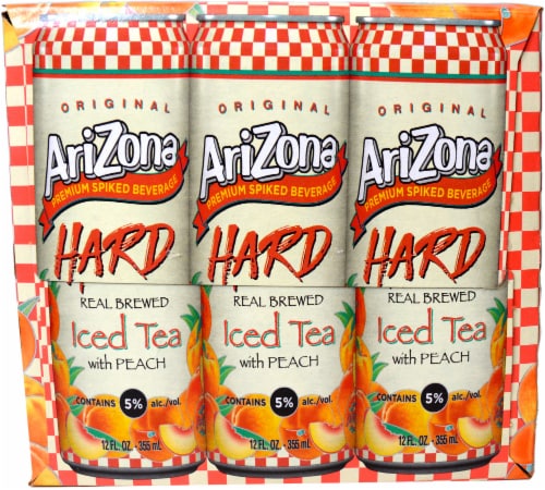 AriZona Hard Iced Tea with Peach Perspective: left