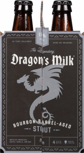New Holland Brewing Co Dragon's Milk Bourbon Barrel-Aged Stout Perspective: left