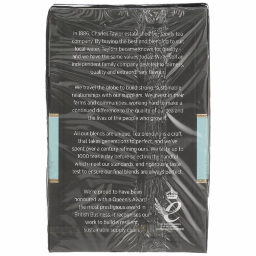 Taylors of Harrogate Organic Peppermint Tea Bags Perspective: left