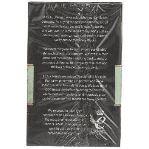 Taylors of Harrogate Green Tea with Jasmine Perspective: left