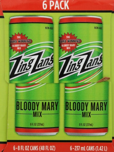 Zing Zang Non-Alcoholic Bloody Mary Mix Perspective: left