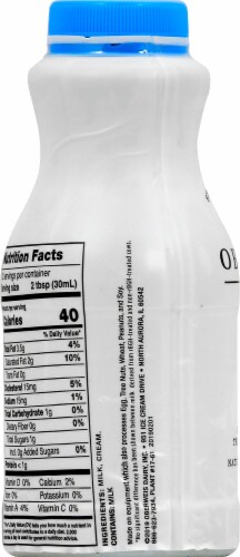 Oberweis Dairy Half Half 12 Fl Oz Mariano S