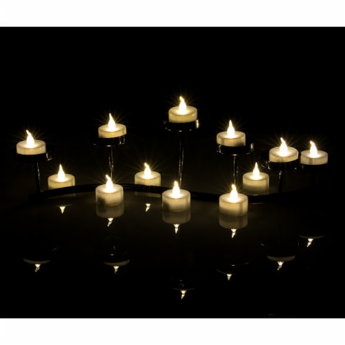 AGPtek 24 PCS LED Tealight Timer Warm White Candles Flameless Flickering 1 Baker s