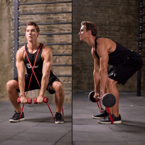 Pull-Ups Bands Kit – 9 In 1 Resistance Bands Kit – Totally 315 LBs Bands for Stretching Perspective: left
