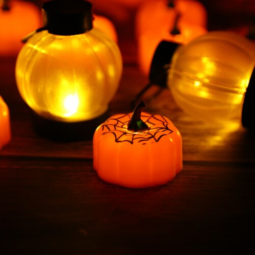 Pumpkin Tealight Candle Cover