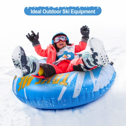 CAMULAND 47-Inch Winter Snow Tube Flying Saucer Type Perspective: left