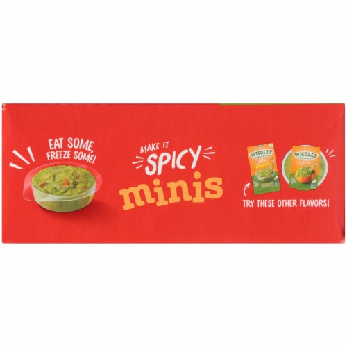 Wholly Guacamole Spicy Hot Guacamole Minis Perspective: left