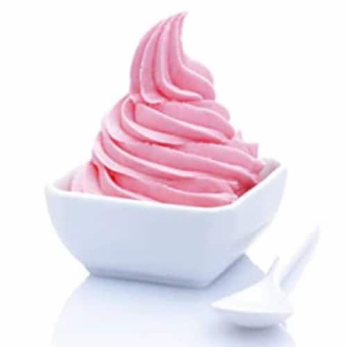 Strawberry Sugar Free Yogurt Powder, Probiotic Soft Serve Ice Cream Mix Perspective: left
