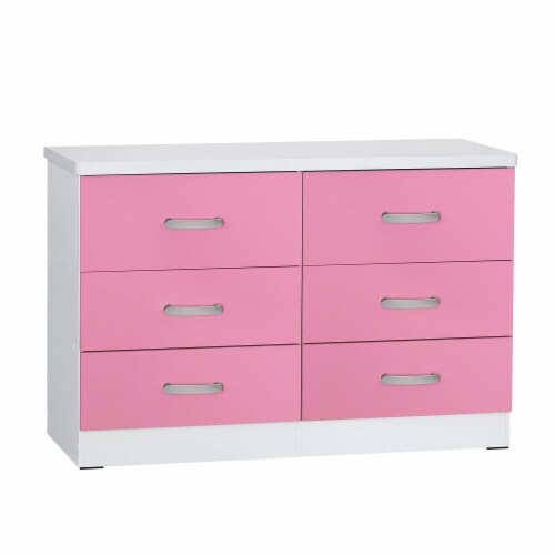 Better Home Products DD PAM 6 Drawer Engineered Wood Dresser in