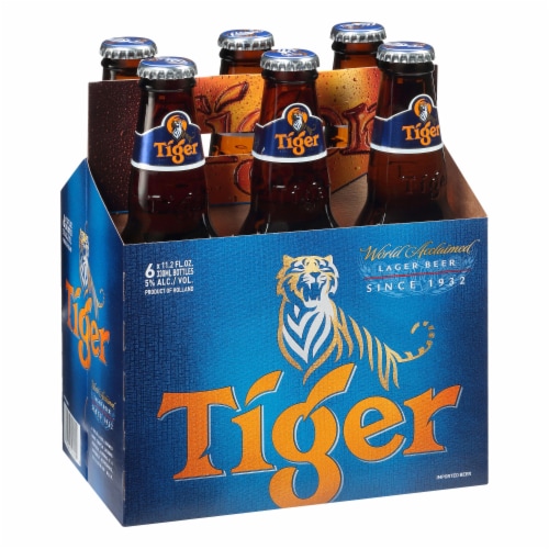 Tiger Lager Beer Perspective: left