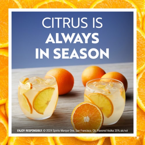 SVEDKA Limited Edition Clementine Flavored Vodka Perspective: left