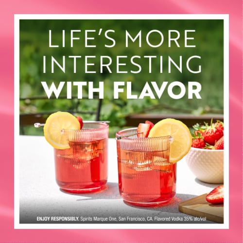 SVEDKA Strawberry Lemonade Flavored Vodka Perspective: left