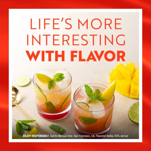 SVEDKA Mango Pineapple Flavored Vodka Perspective: left