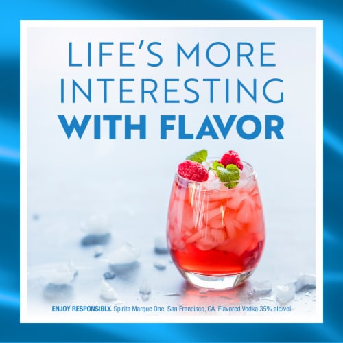 SVEDKA Blue Raspberry Flavored Vodka Perspective: left