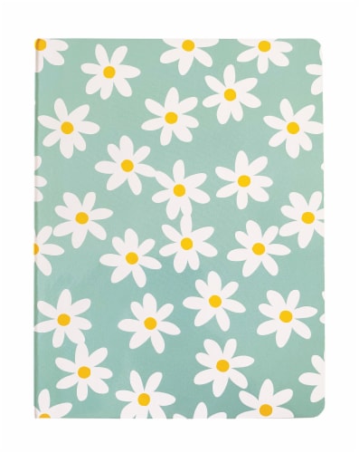 Carolina Pad Cheerful Daisy Layflat Journal Perspective: left