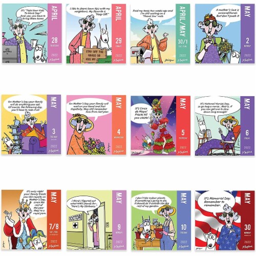 2022 Maxine Daily Desktop Calendar by TF Publishing Perspective: left