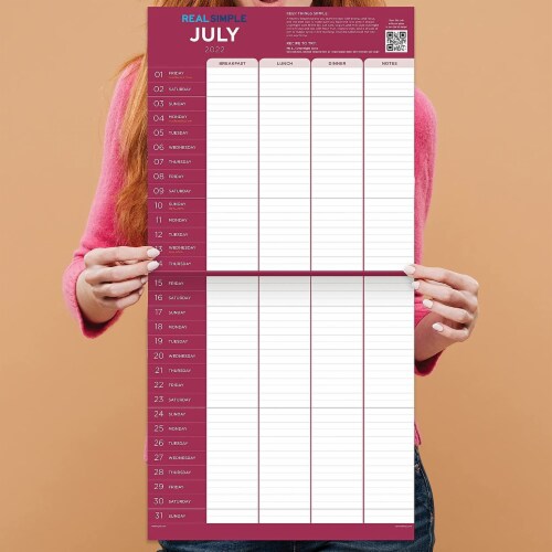 2022 Real Simple Wall Calendar by TF Publishing Perspective: left