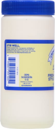 La Vaquita® Crema Salvadorena Fresh Salvadorian Sour Cream Perspective: left
