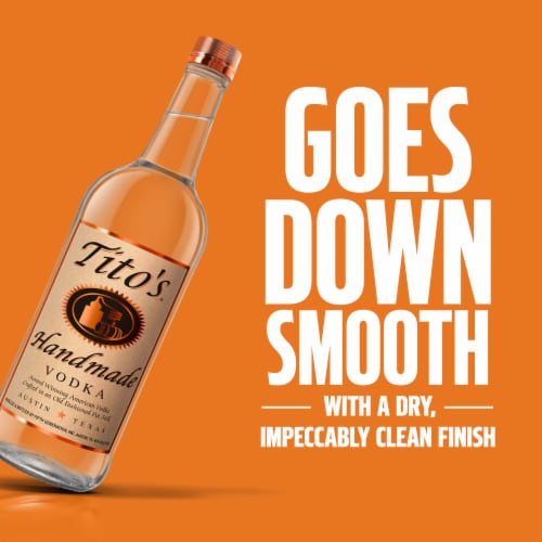 Tito's Handmade Vodka Perspective: left