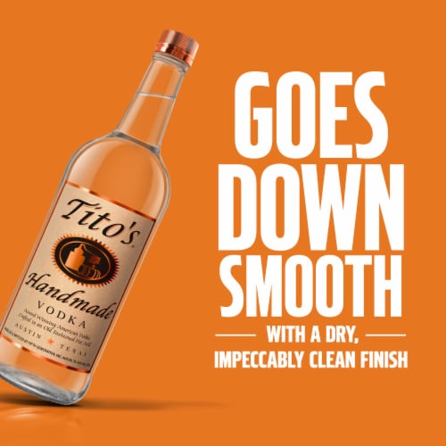 Tito's Handmade Vodka Perspective: left