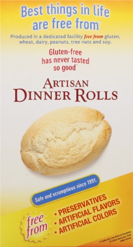 Kinnikinnick® Artisan Dinner Rolls Perspective: left